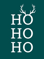 Bild in der Farbe Dunkelgrün zu Weihnachten	