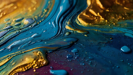 mixture of paints