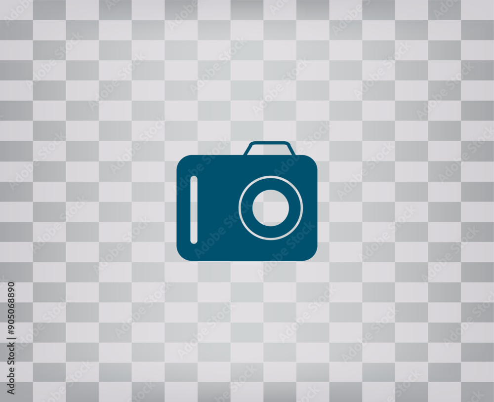 Poster vector illustration on a gray background with a gradient