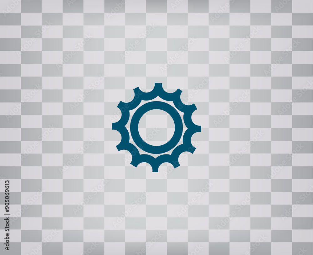Poster vector illustration on a gray background with a gradient