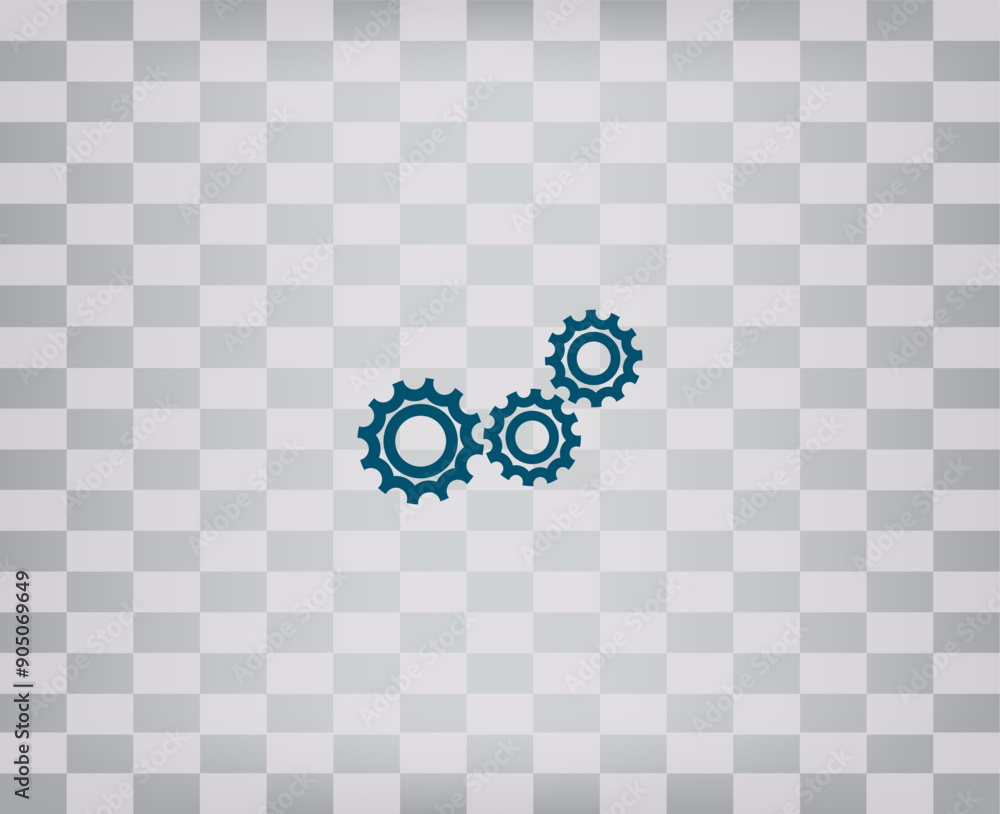 Poster vector illustration on a gray background with a gradient