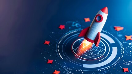 Futuristic Digital Marketing Strategies: SEO and Online Advertising in Sci-Fi Triadic Colors with Copy Space