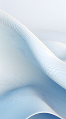 Fototapeta premium Digital white fantasy wave curve abstract graphic poster background