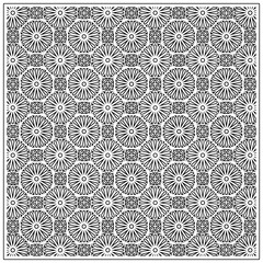 蜀江　模様　線画