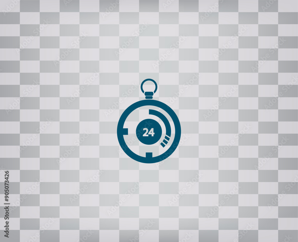 Poster vector illustration on a gray background with a gradient
