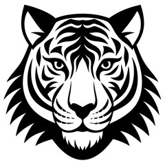 tiger head vector