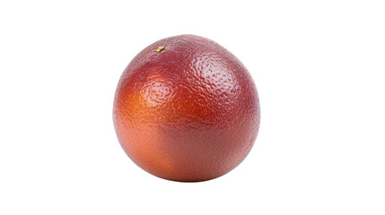 A red fruit with a green stem