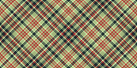 Covering textile tartan plaid, sparse texture vector seamless. Gingham pattern check fabric background in green and dark colors.