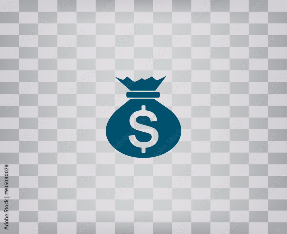 Poster vector illustration on a gray background with a gradient