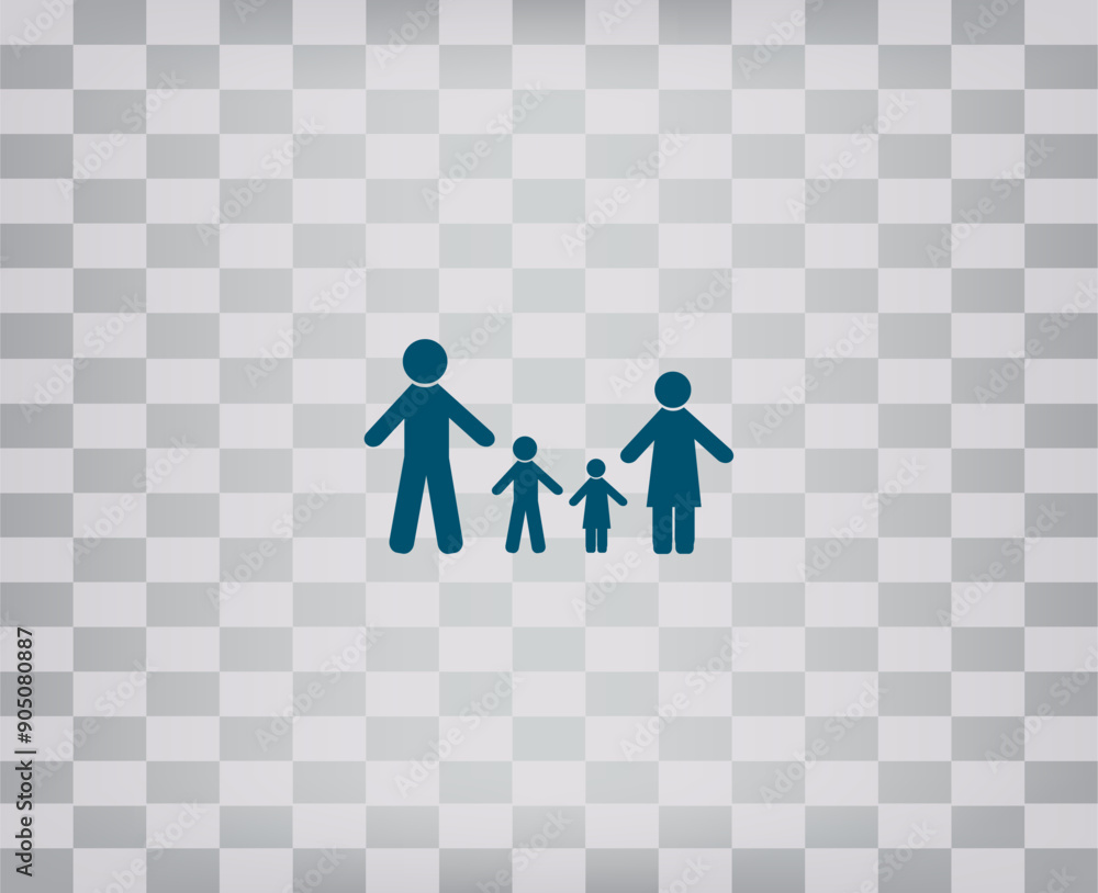 Poster vector illustration on a gray background with a gradient