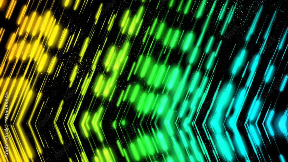 Aufkleber mix color geometric square shape abstract colorful background image for banner, poster, design. stri