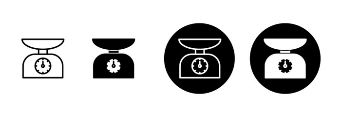 Scales icon vector isolated on white background. Law scale icon. Scales vector icon. Justice