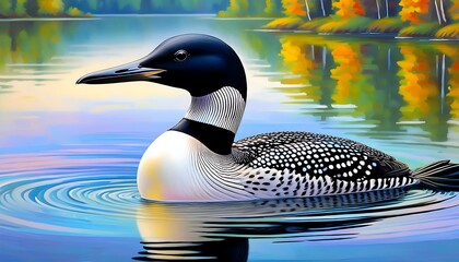 illustration of Common Loon