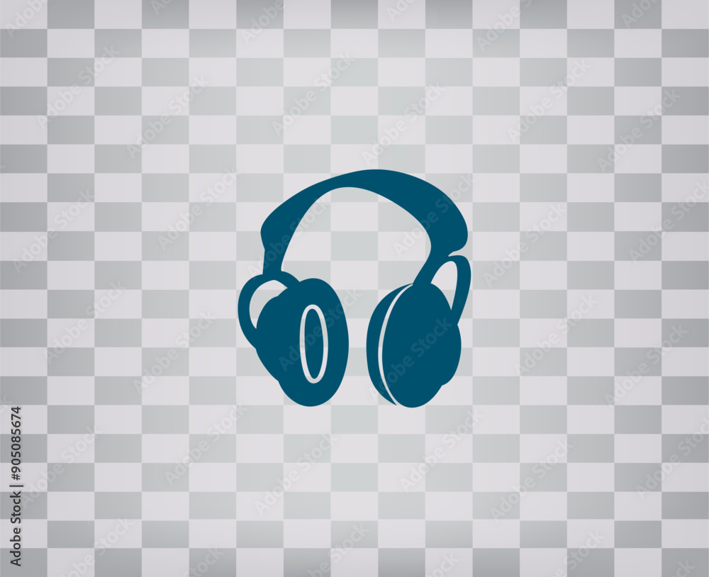 Poster vector illustration on a gray background with a gradient