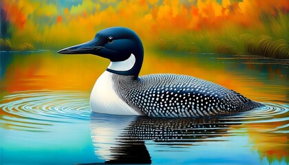 illustration of Common Loon