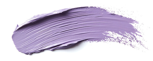 Fototapeta premium Abstract splash feldgrau grey acrylic brush stroke oil paint smear line on white background