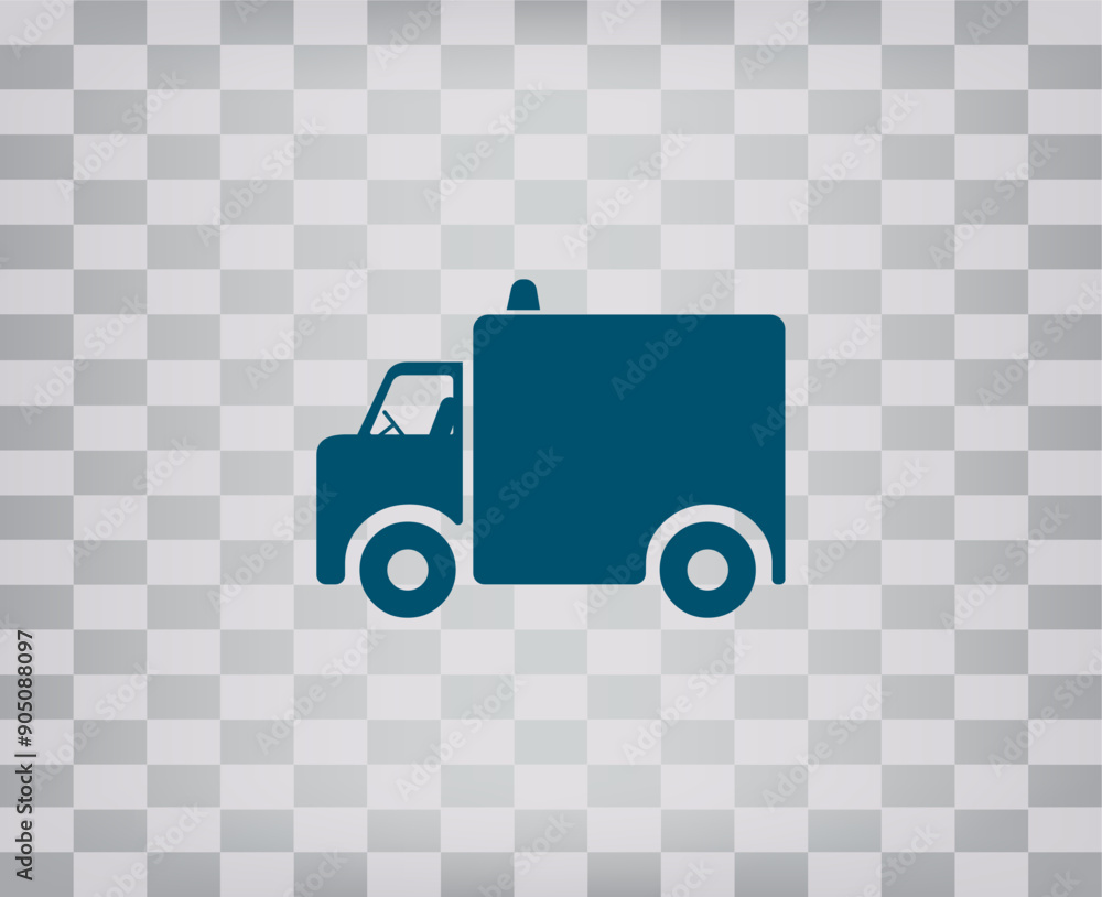 Poster vector illustration on a gray background with a gradient