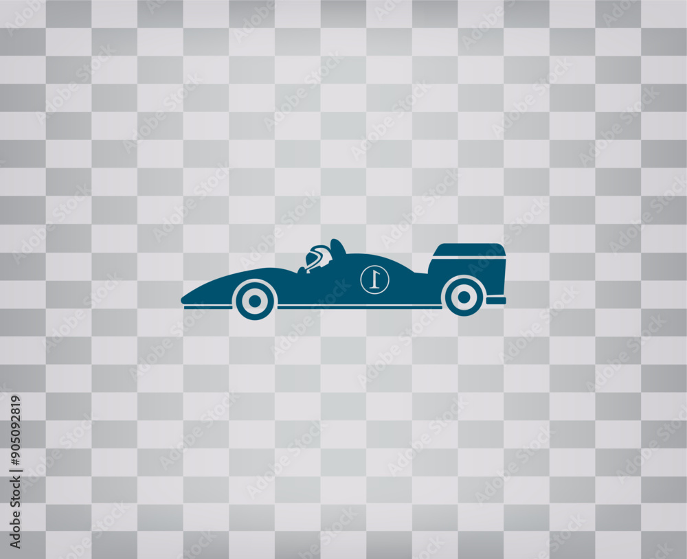 Poster vector illustration on a gray background with a gradient