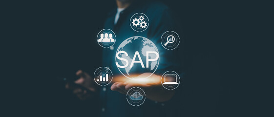 SAP's AI-enhanced Business Process Automation (BPA) software integrates internet, business,...