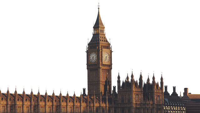Big Ben png border, transparent background