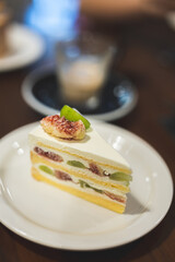 Grape Fig Cake and Chocolate Banana Cake,motcha cake Showcase