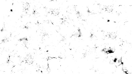 Worn black grunge texture. Dark distress grainy texture on white background. Dust overlay textured. Grain noise particles. Vector Design Elements, Illustration