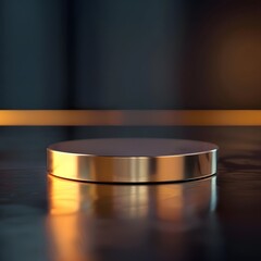 Beautiful Of 3d Realistic Of Empty podium mockup stage realistic for Product Showcase