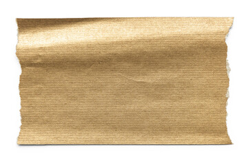 Gold paper png journal sticker, transparent background