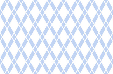 Fototapeta premium Seamless Geometric Light Blue Diamonds Pattern. 
