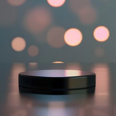 Beautiful Of 3d Realistic Of Empty podium mockup stage realistic for Product Showcase