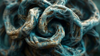 Abstract Twisted Structure.