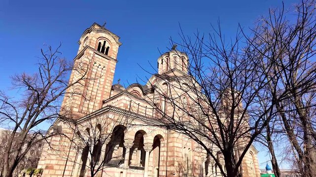 St. Marko church, one of the most famous landmarks in Belgrade, Serbia.	

