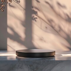 Beautiful Of 3d Realistic Of Empty podium mockup stage realistic for Product Showcase