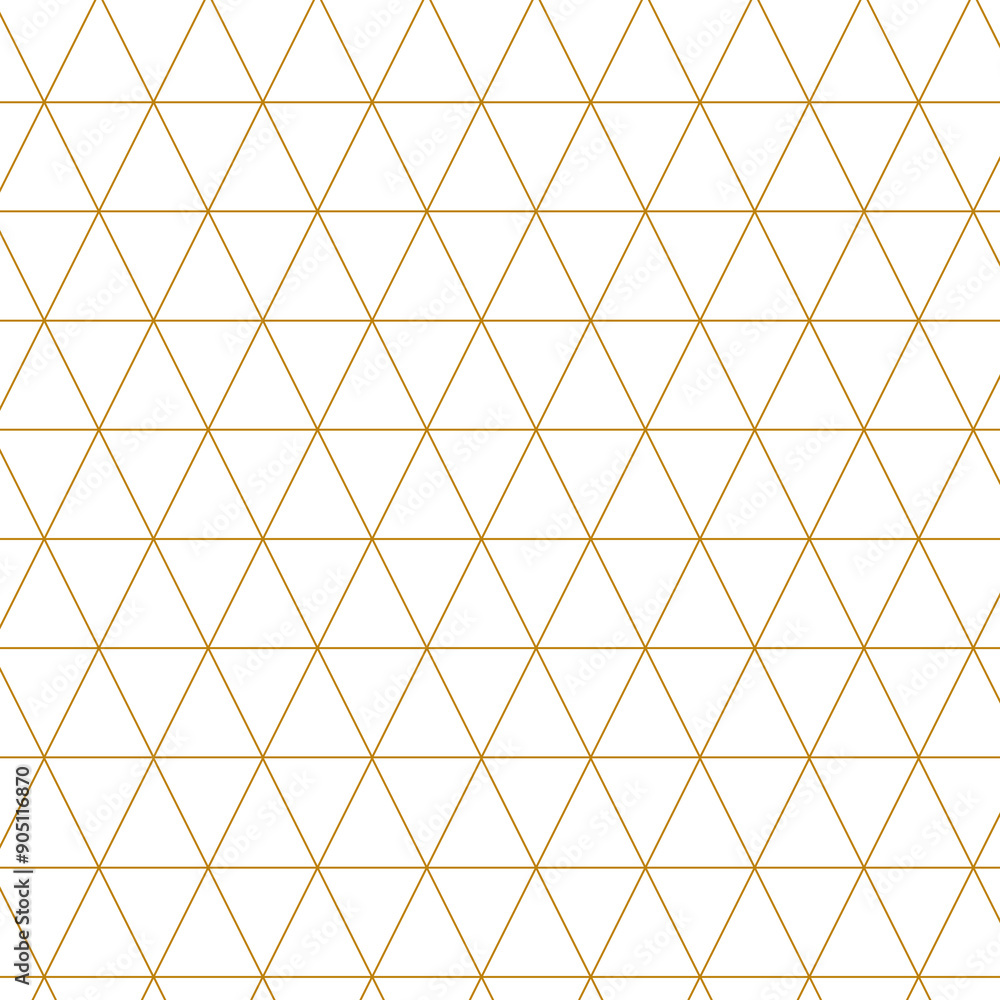 Poster gold triangle patterned background design element