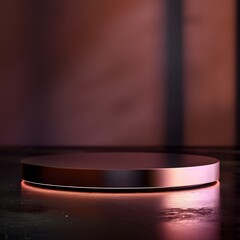 Beautiful Of 3d Realistic Of Empty podium mockup stage realistic for Product Showcase