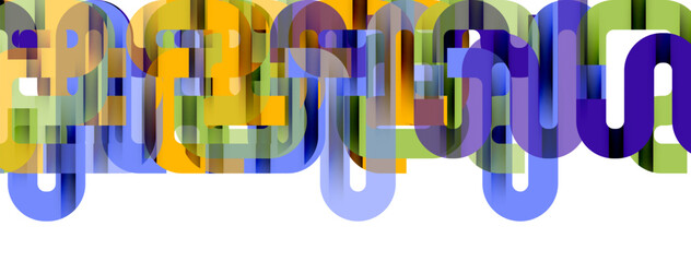 Dynamic waves, flowing lines, stripes vector geometric elements minimal pattern. Vector Illustration For Wallpaper, Banner, Background, Card, Book Illustration, landing page