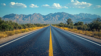 Fototapeta premium Aerial view asphalt road on the green forest, Curve asphalt road on mountain green forest, Countryside road passing green forest and mountain.