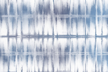 Shibori png  transparent background with indigo blue