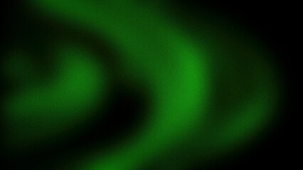 Mysterious 4K gradient with a grainy texture, featuring deep shades of green against a dark background. Perfect for intriguing backgrounds, wallpapers, and digital banners
