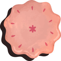 set collection of empty ceramic bowls plates or dishes. Vector cartoon set of kitchen tableware, bright porcelain or pottery utensil