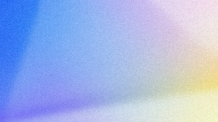 Soft 4K gradient with a grainy texture, featuring a gentle blend of blue, purple, and yellow. Ideal for backgrounds, wallpapers, and digital art projects