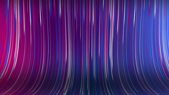 Animation Abstract background with colorful glowing neon lines sliding up endlessly. Seamless animated.flowing data ramp .futuristic animated