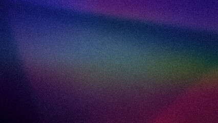 A rich, multicolored gradient background with a smooth, grainy texture transitioning through shades of purple, blue, and green, creating a dynamic and vibrant visual effect