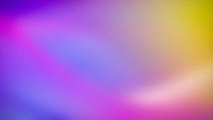 Vibrant gradient background blending purple, yellow, and blue hues with a soft, grainy texture. Perfect for 4K wallpapers, banners, and creative design projects