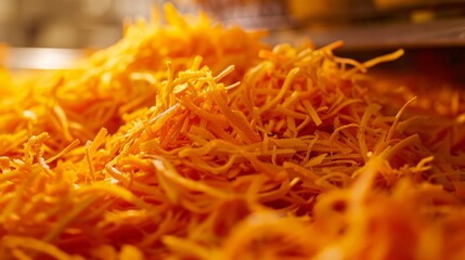 a heap of grated carrots