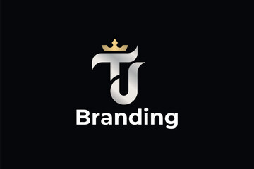 TJ Crown Logo Design