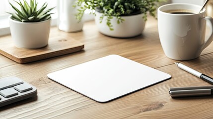 Home Office Mousepad Mockup | Mousepad Mockup | Realistic