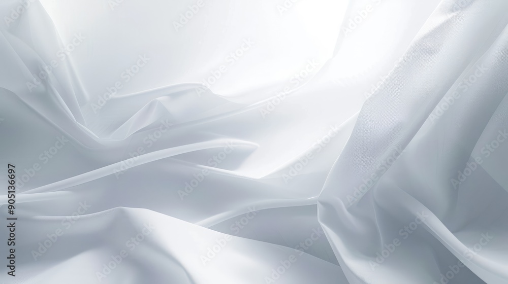 Poster abstract white background featuring smooth textures and generous copy space, perfect for elegant adv