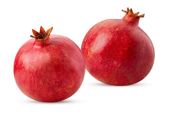 Two pomegranate