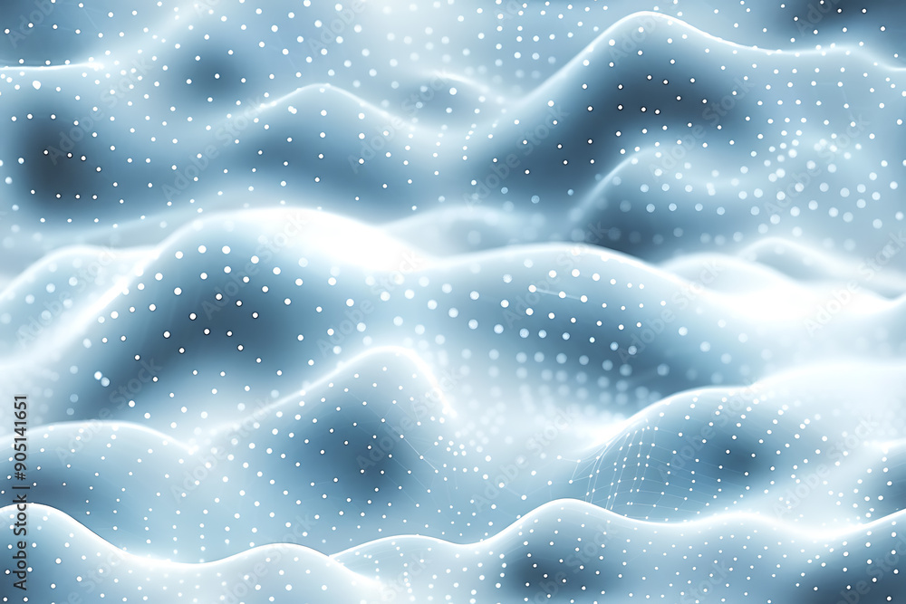 Poster a seamless abstract pattern with geometric shapes and pastel colors, providing a calming and minimal